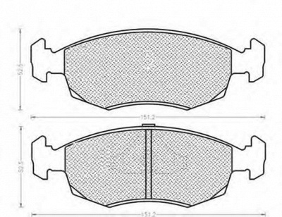 MAGNETI MARELLI 430216170026 -  Комплект тормозных колодок, дисковый тормоз